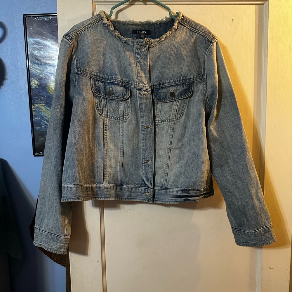 Chaps Light Blue Jean Jacket